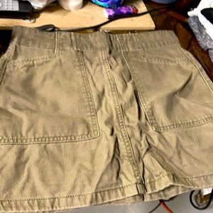 Forever 21 ss mall green denim skirt